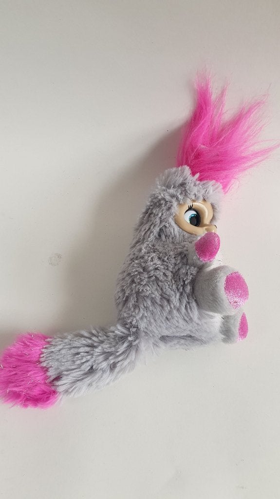 Bush Baby World knuffel grijs. Bewegende ogen en oren. 7B14, Kinderen en Baby's, Tweedehands verkoop, Tweedehands verkoop, Gebruikt