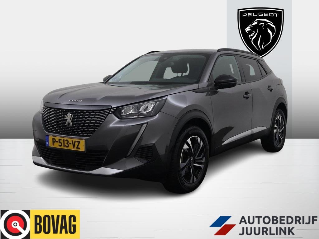 Peugeot 2008 1.2T 130Pk Allure H.Leder/Nav/Camera/Ecc/CarPla, Auto's, Peugeot, Voorwielaandrijving, Euro 6, 1199 cc, Leder en Stof