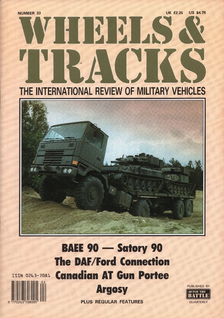 WHEELS & TRACKS magazine No 33 The DAF/Ford Connecton, Verzenden, Voor 1940, Zo goed als nieuw, Landmacht