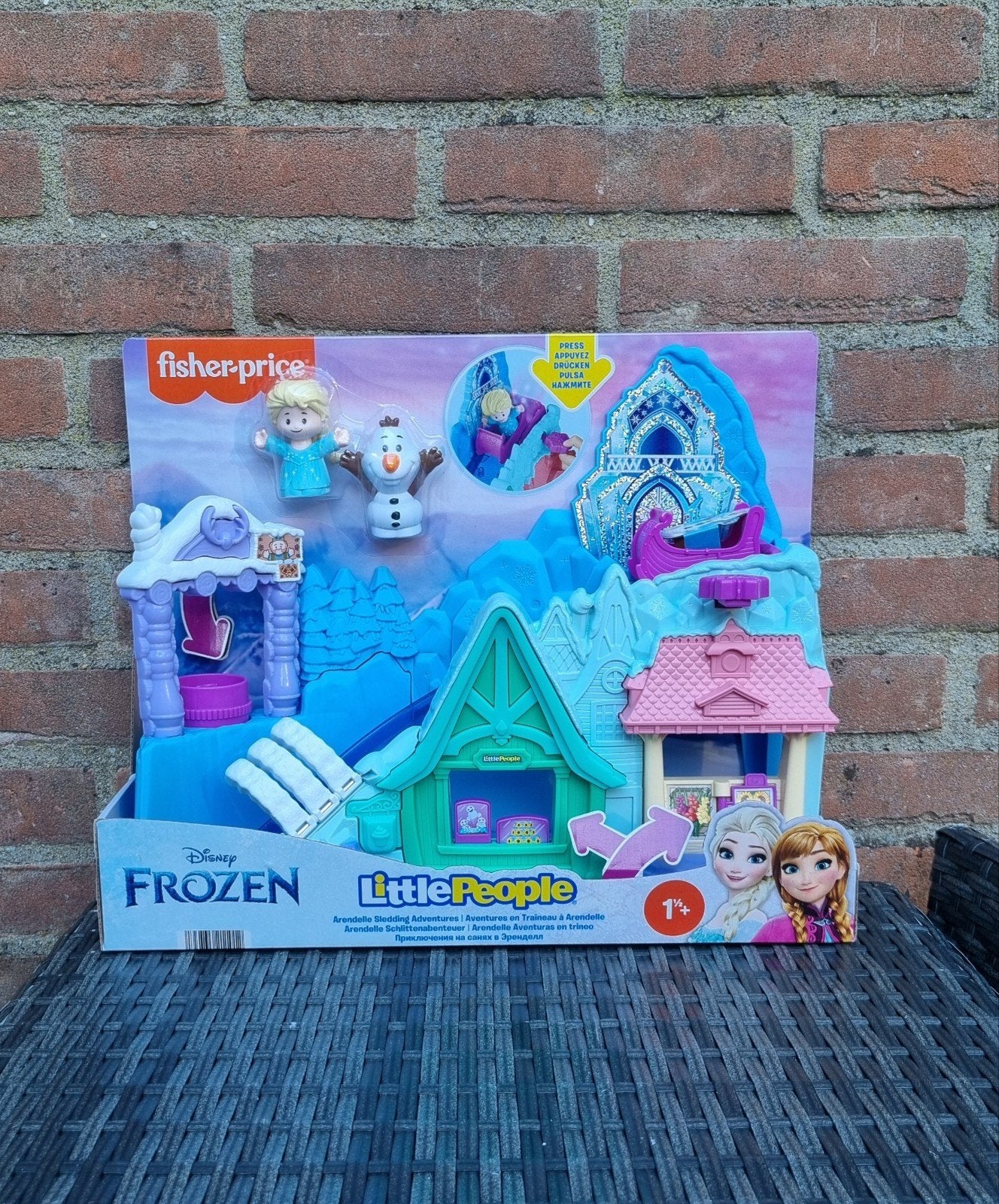 Little People Disney Frozen Arendelle Slee Avontuur, Ophalen of Verzenden, Nieuw, Speelset