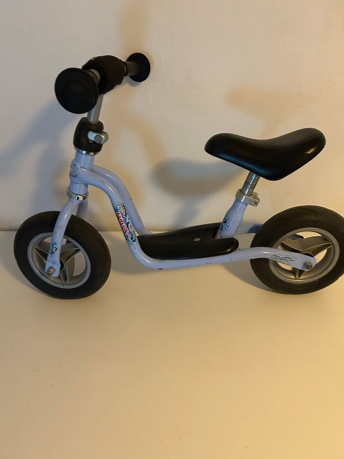 Puky loopfiets, lichtblauw, 12 inch, Ophalen, Gebruikt, Minder dan 16 inch