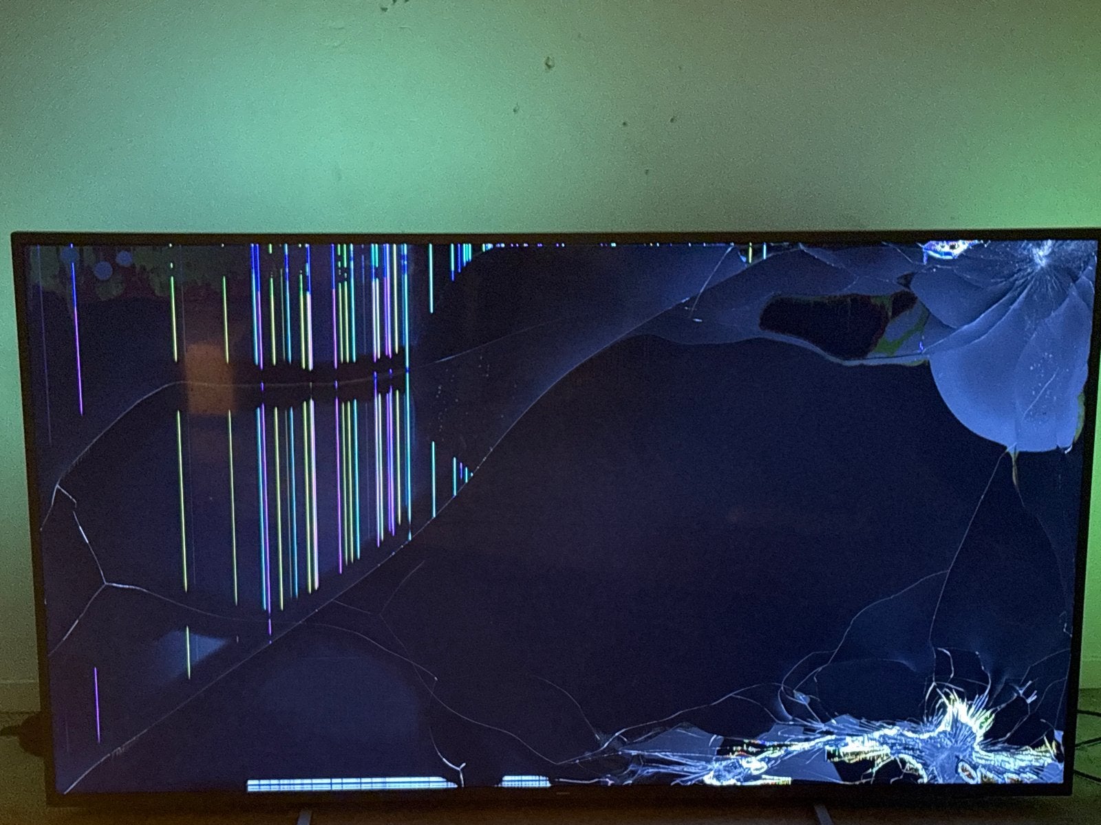 Philips TV met gebroken scherm, Ophalen, Niet werkend, Philips