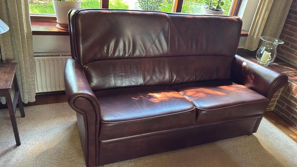 Bank en fauteuil, Huis en Inrichting, Ophalen, 75 tot 100 cm