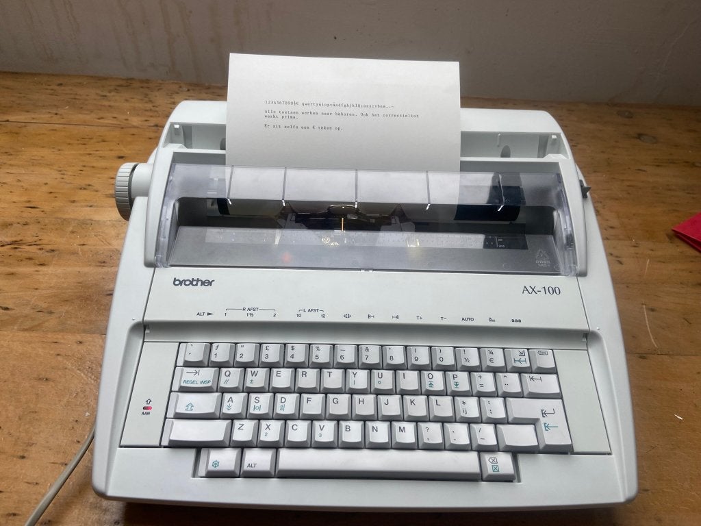 Brother Typemachine AX-100, Ophalen of Verzenden