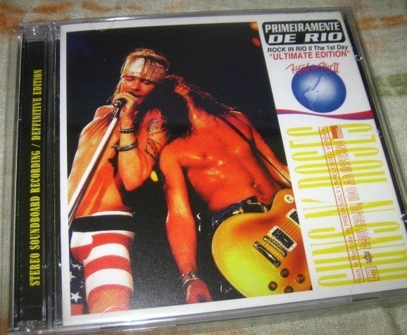 Guns N Roses - Rio Live 1991 Numbered fanclub 2cd Soundboard, Heavy metal, Verzenden, Zo goed als nieuw, Live-album