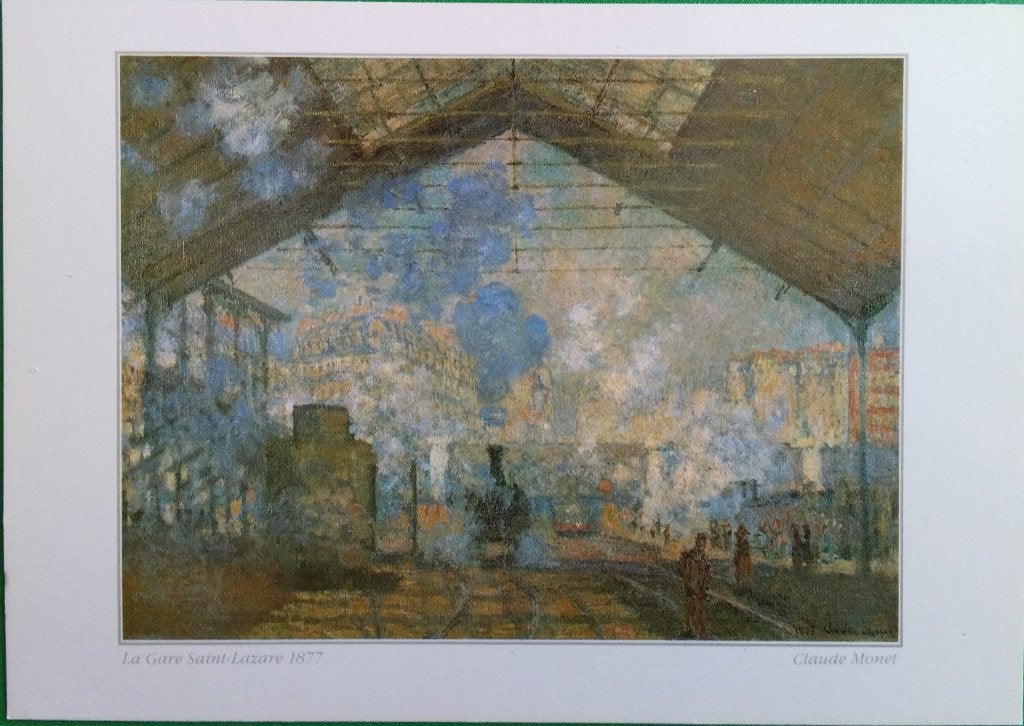 Claude Monet - La Gare Saint-Lazare 1877, Verzenden, 1980 tot heden, Ongelopen, Overige thema's