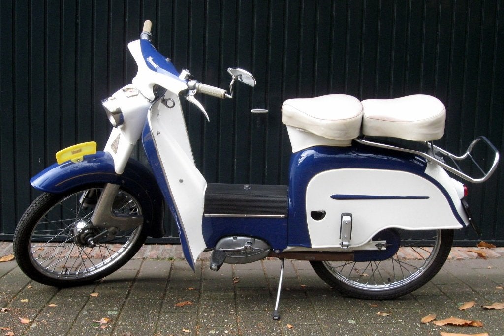 Monark Monarscoot 1961 in topstaat, met kenteken, 2 versnellingen, 50 cc, Ophalen, Overige merken