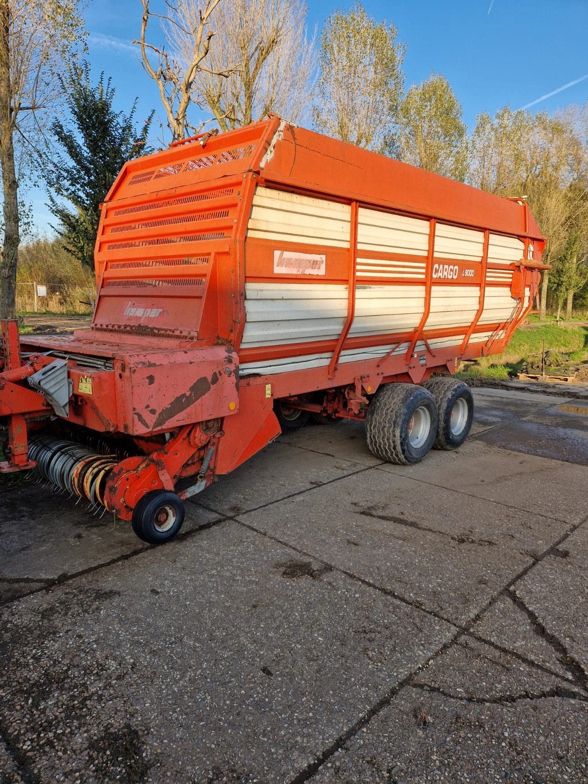 Kemper Cargo L 9000 opraapwagen, Ophalen of Verzenden, Weidebouw