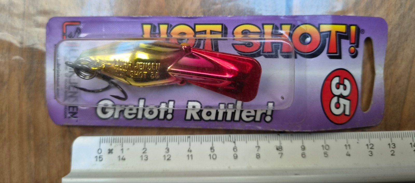 Luhr Jensen Hot Shot Grelot Rattler NIEUW Kunstaas, Ophalen of Verzenden, Nieuw, Overige typen