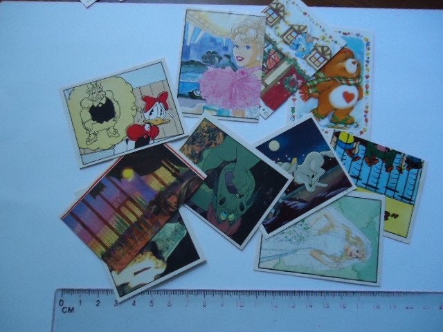 sticker oud Panini Barbie disney jaren 80 strip cartoon, Verzenden, Zo goed als nieuw, Bedrijf of Vereniging
