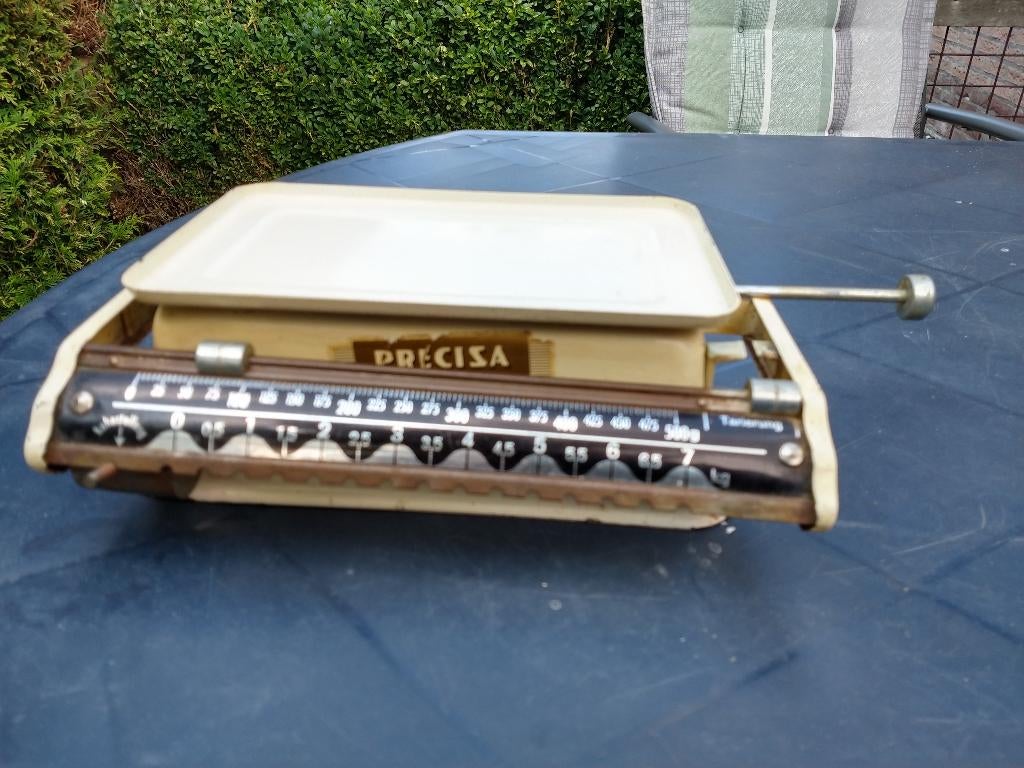 Oude analoge Preciza weegschaal uit de jaren '50, Ophalen of Verzenden