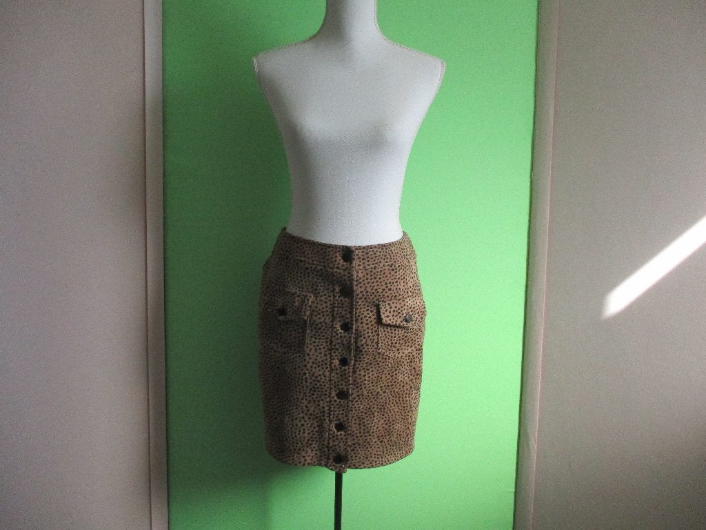 DROLE DE COPINE Paris rok maat M, Maat 38/40 (M), Bruin, Verzenden, DROLE DE COPINE Paris