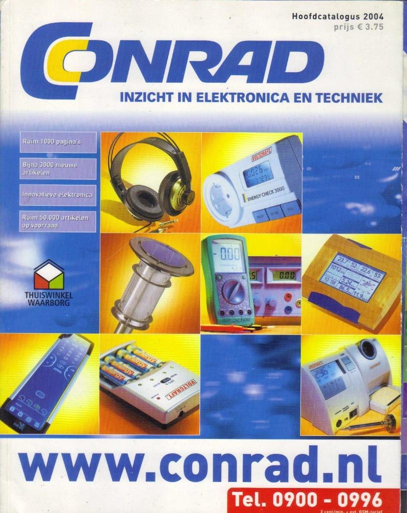 ConradGids 2004 (Catalogus) [Electronica-Techniek-ModelBouw], Ophalen of Verzenden, Nieuw