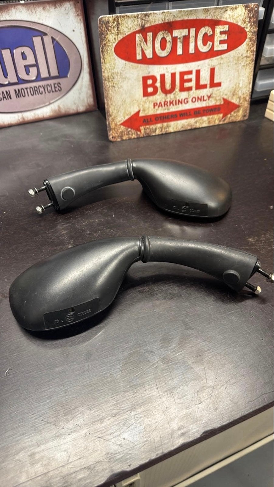 Buell XB12R/XB9R Spiegels - Origineel, Ophalen of Verzenden, Gebruikt
