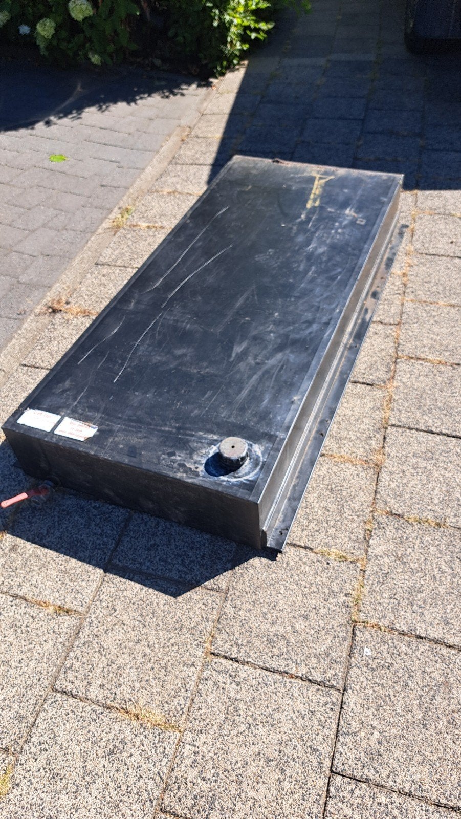 watervat met kogekkraantje. 200 liter, Tuin en Terras, Regentonnen, Kunststof, Met kraantje, 150 liter of meer, Ophalen of Verzenden
