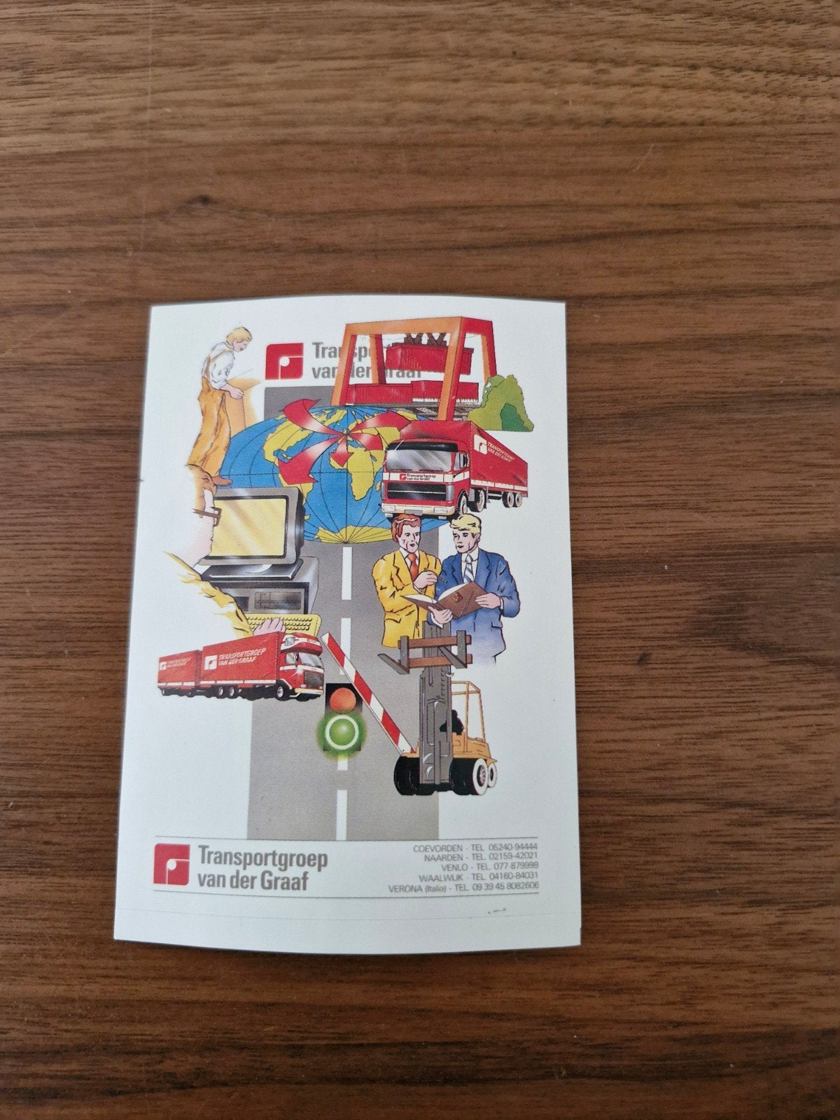 8850 Sticker Transportgroep van der Graaf, Ophalen of Verzenden, Gebruikt, Bedrijf of Vereniging
