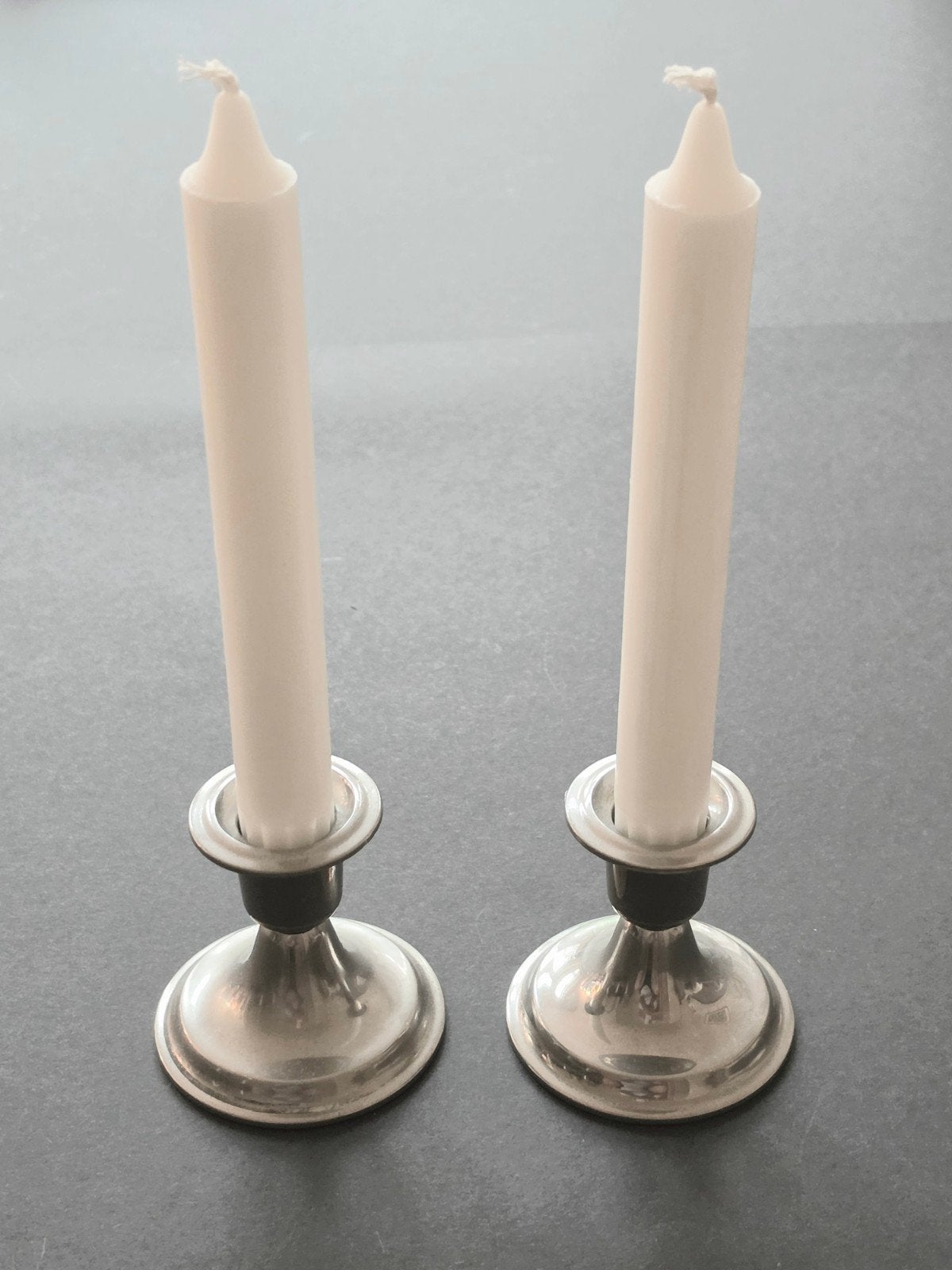 Pair of Vintage Candle Holders, Ophalen of Verzenden