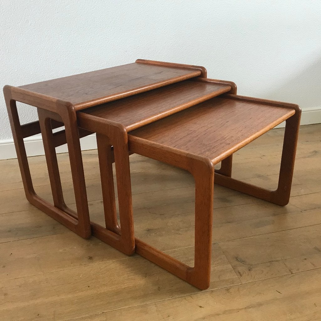 Bijzettafel Kai Kristiansen Vildbjerg Denmark nesting table, Ophalen