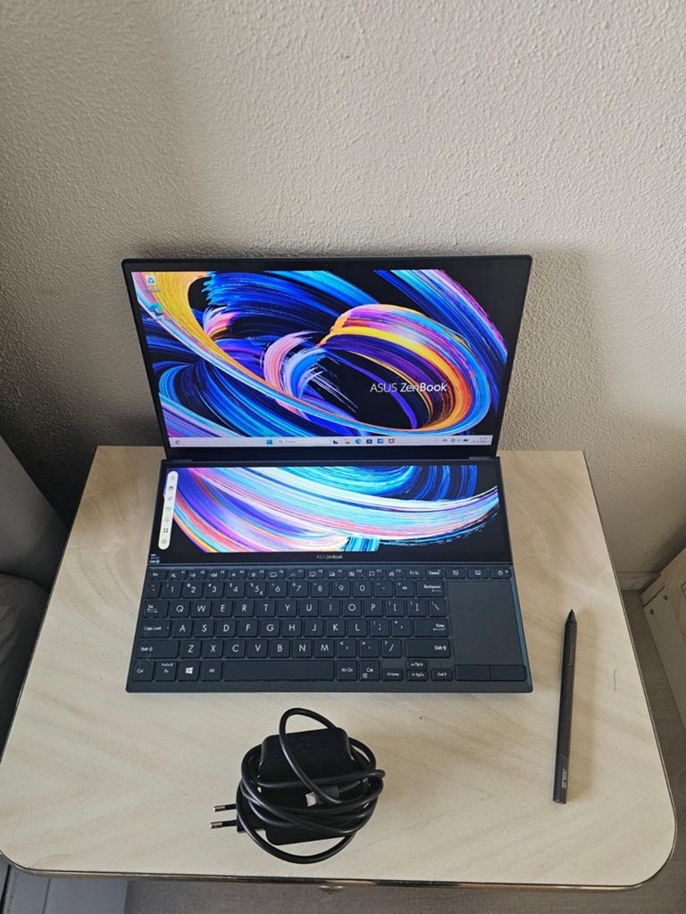 Asus Zenbook DUO | i7-11TH | 16GB | 1TB SSD | 2 TOUCHSCREEN, Computers en Software, Windows Laptops, Qwerty, Asus Zenbook Duo