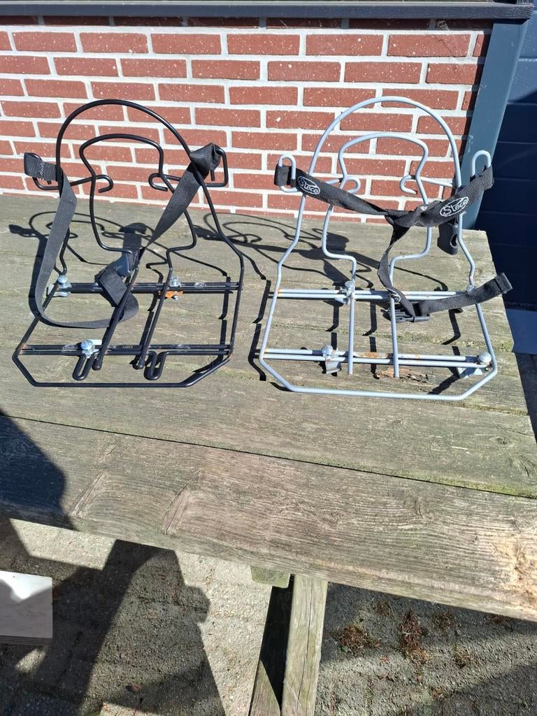 Tassen rek voor op je fiets., Ophalen of Verzenden, Gebruikt