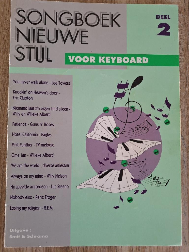 Songboek Nieuwe Stijl voor Keyboard - Deel 2, Muziek en Instrumenten, Gebruikt, Ophalen of Verzenden, Thema, Keyboard