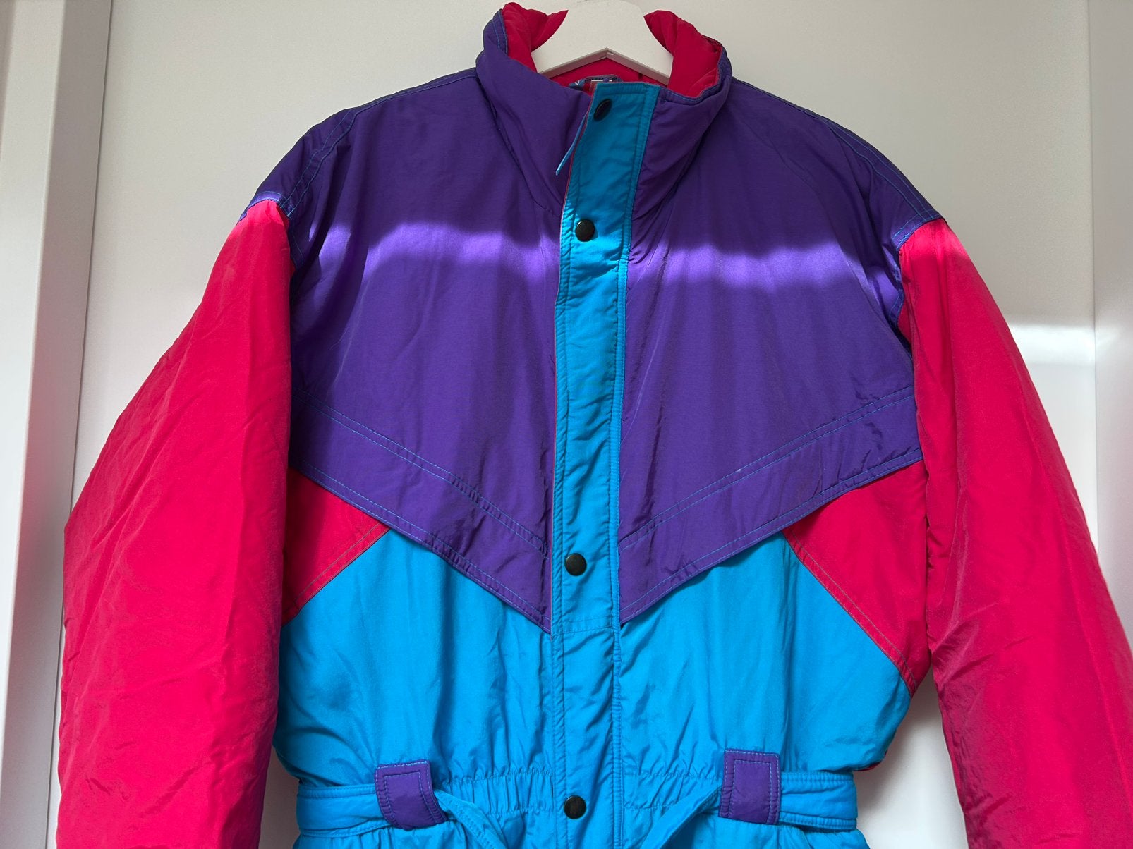 Retro Vintage Fout Skipak mt.42, Kleding | Dames, Ophalen of Verzenden, Gedragen, Maat 42/44 (L), Pak