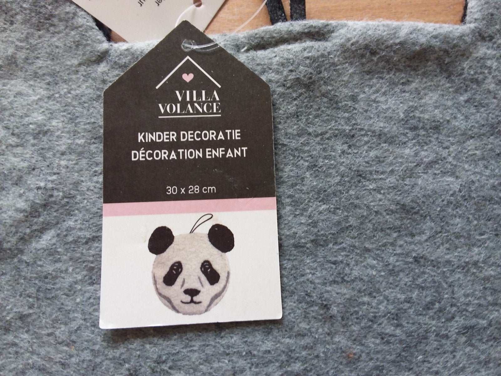 Villa Volance Panda Wanddecoratie - Kinderkamer, Overige merken, Nieuw, Ophalen of Verzenden, Wit