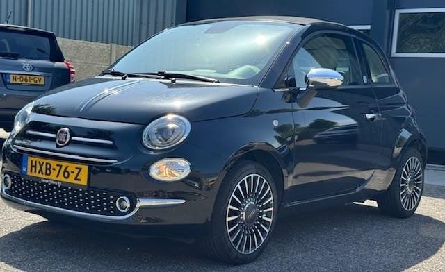 Fiat 500C 1.2 Young CABRIO MET ZWART CABRIO DAK BLACK EDITIO, Auto's, Fiat, Voorwielaandrijving, Gebruikt, 4 cilinders, Cabriolet