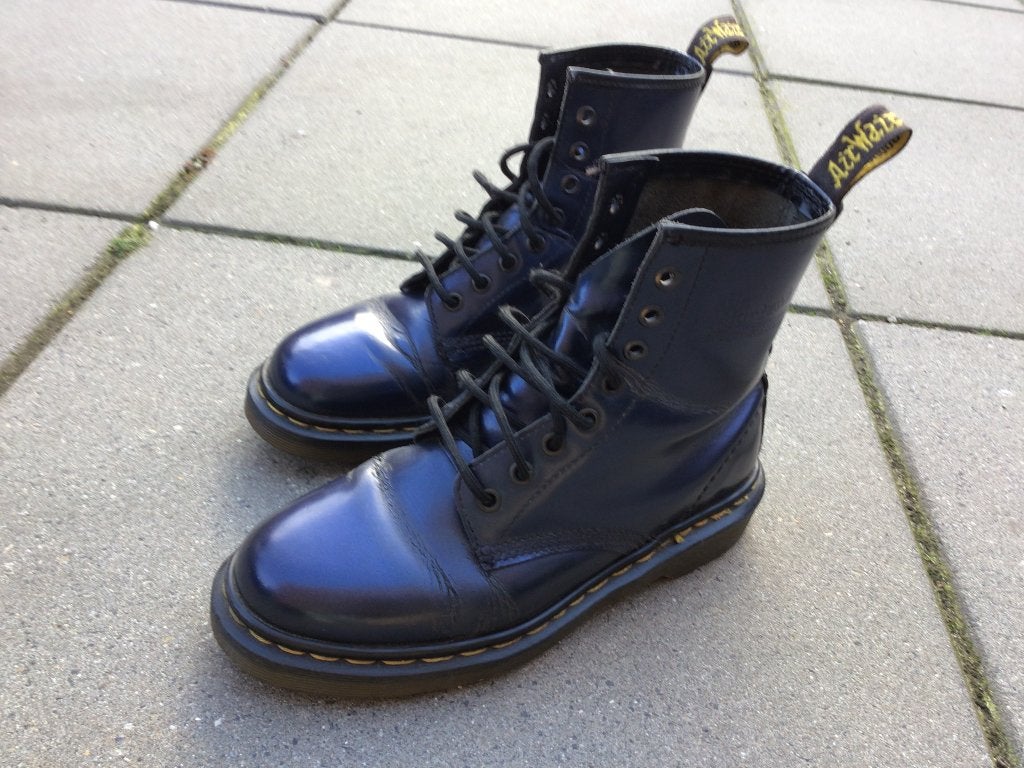 Dr Martens vintage Y2K, Kleding | Dames, Blauw, Overige typen, Ophalen of Verzenden, Dr. Martens