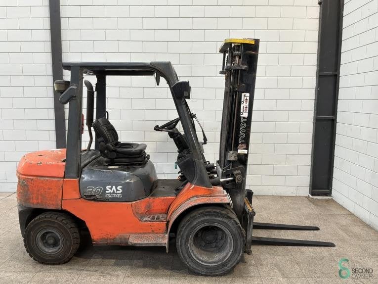 Heftrucks Diesel Toyota 02-7 FDF 30 2000, 3000 tot 4000 kg, Diesel, Heftruck, Toyota