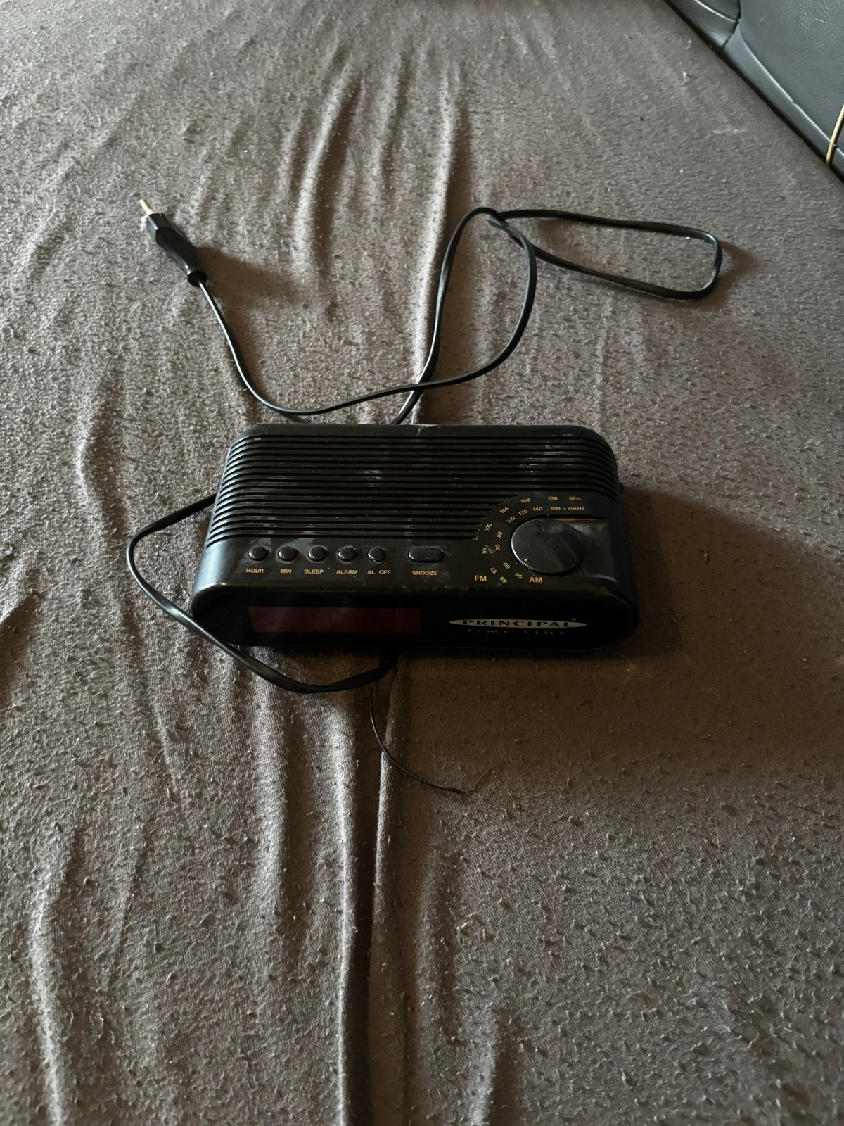 Principal wekkerradio met FM/AM tuner, Ophalen of Verzenden, Gebruikt, Radio