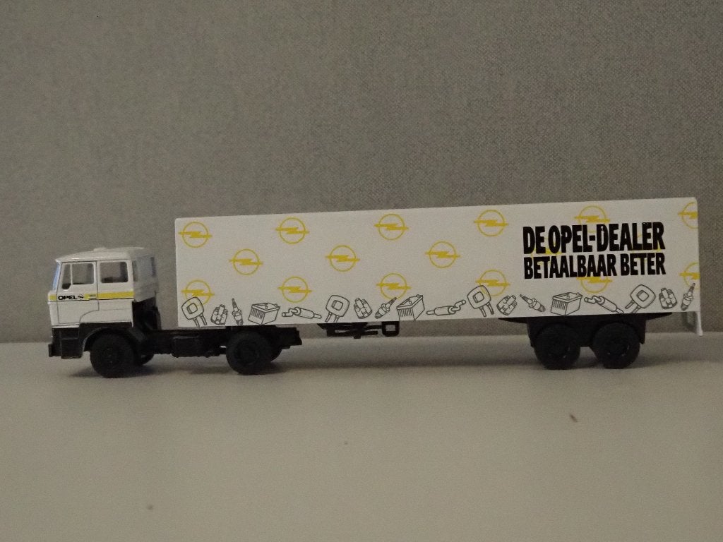 Miniatuur vrachtwagen daf, Ophalen of Verzenden, Gebruikt, Bus of Vrachtwagen, Lion Toys