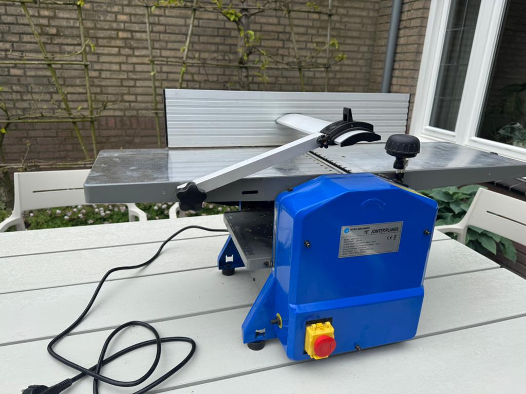 Vlak en vandiktebank 10” / 25 cm, Doe-het-zelf en Verbouw, Schaafmachines, Ophalen, Gebruikt