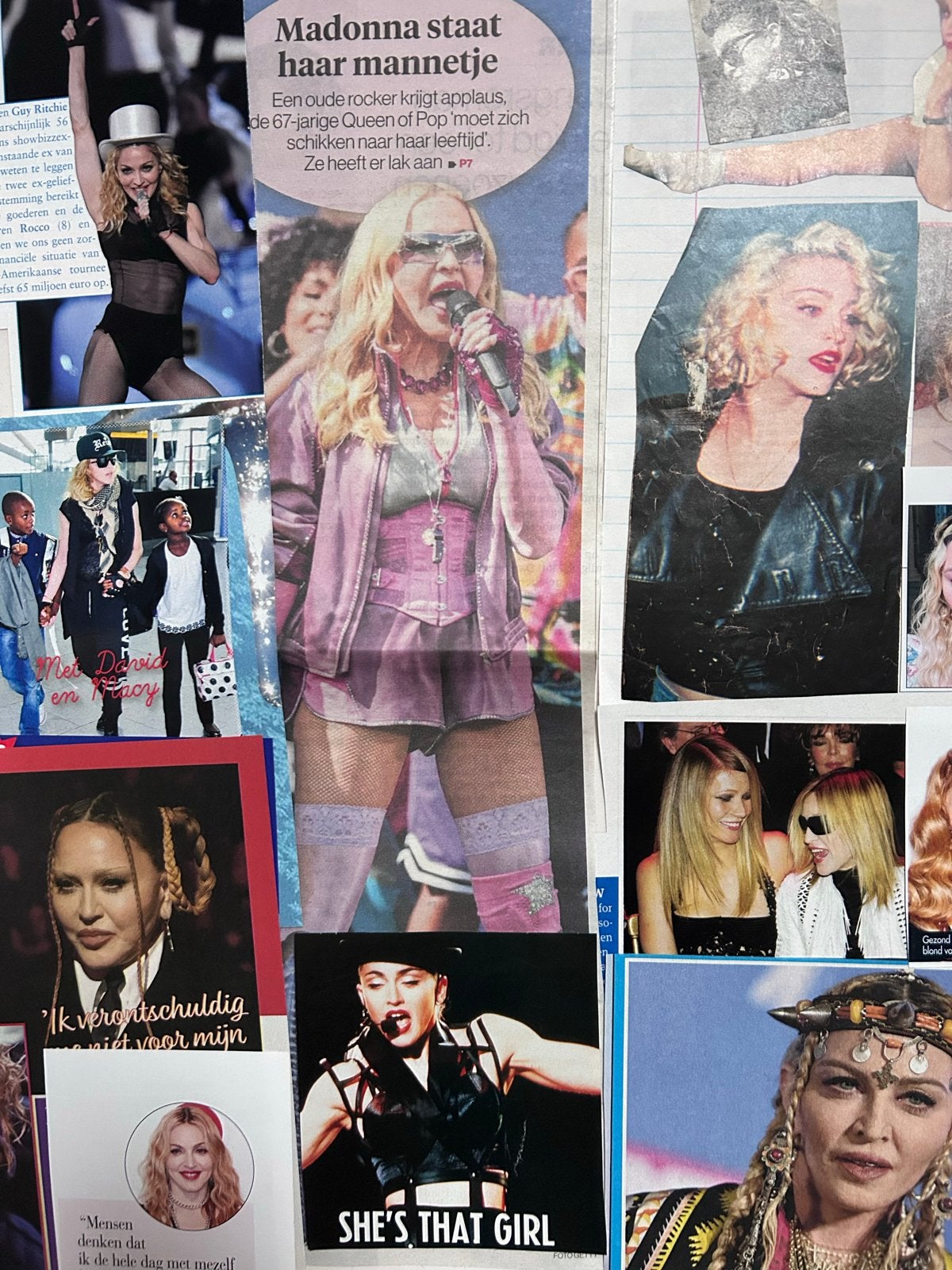 Madonna knipsels, Ophalen of Verzenden, Gelezen, Gossip of Showbizz