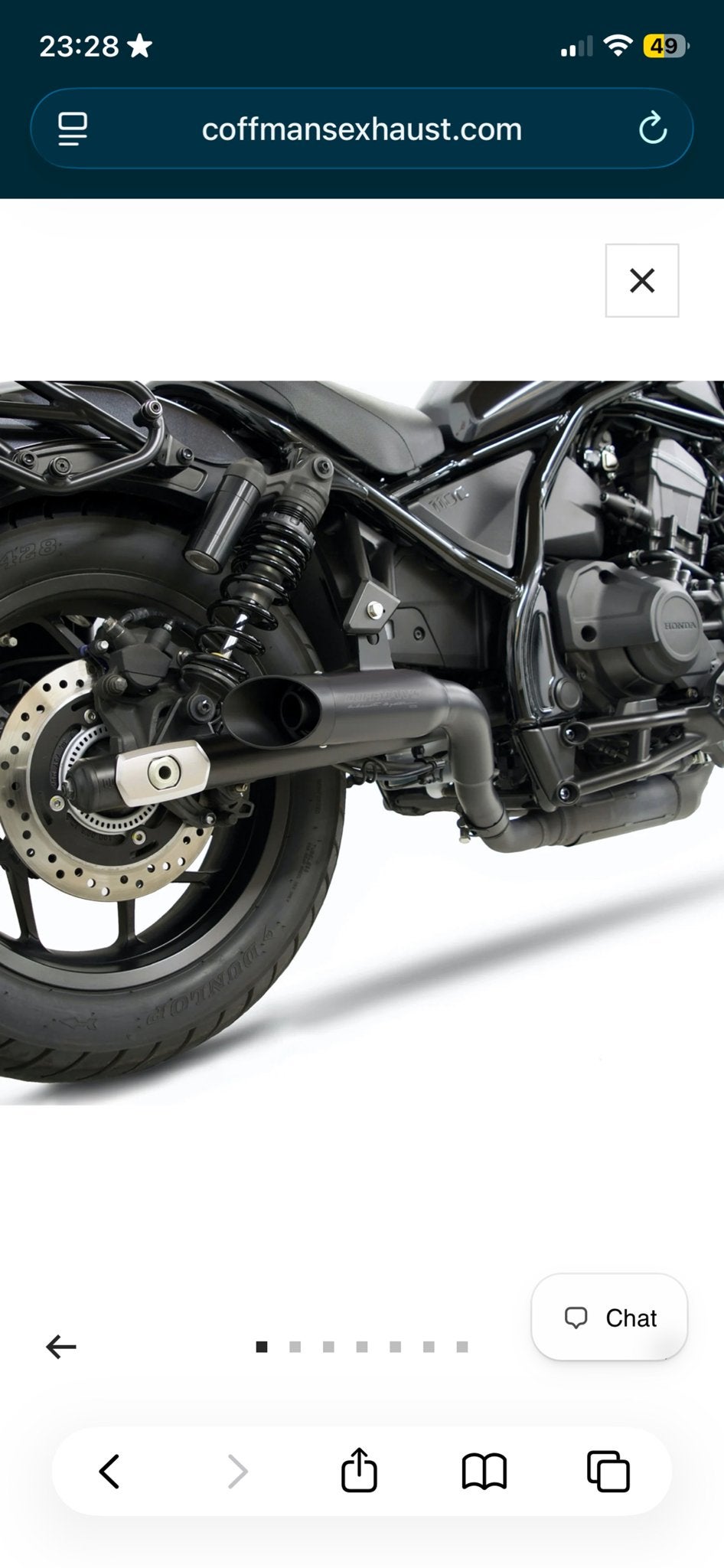 Coffman's uitlaat voor Honda Rebel 1100, Ophalen of Verzenden, Nieuw