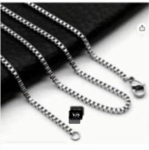 ketting., Sieraden, Tassen en Uiterlijk, Ophalen of Verzenden, Nieuw, Zilver, Overige materialen