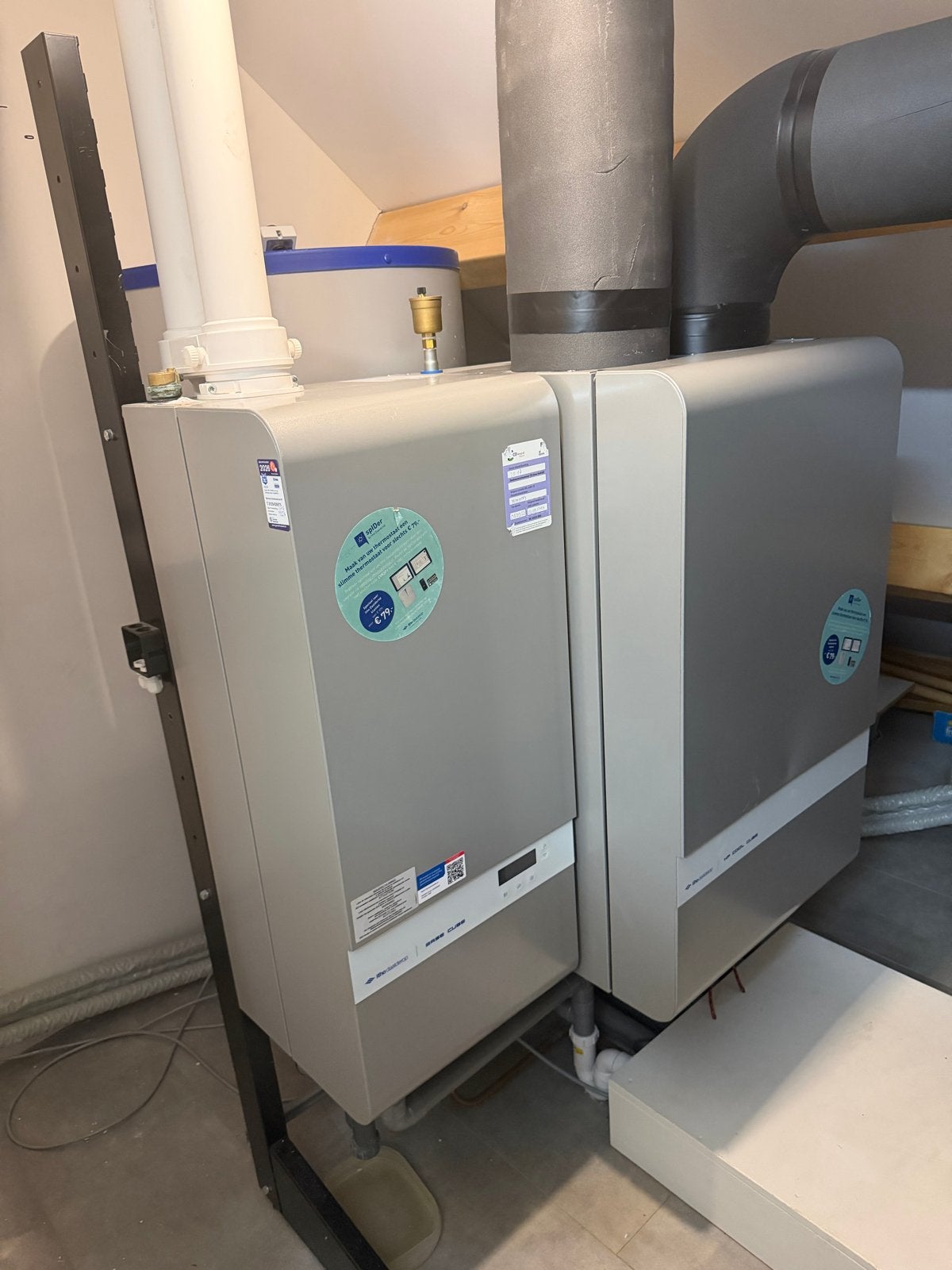 Itho Daalderop Base Cube CV-ketel & HP Cool Cube Warmtepomp, Ophalen, Hoog rendement (Hr), Cv-ketel of Combi-ketel, Zo goed als nieuw