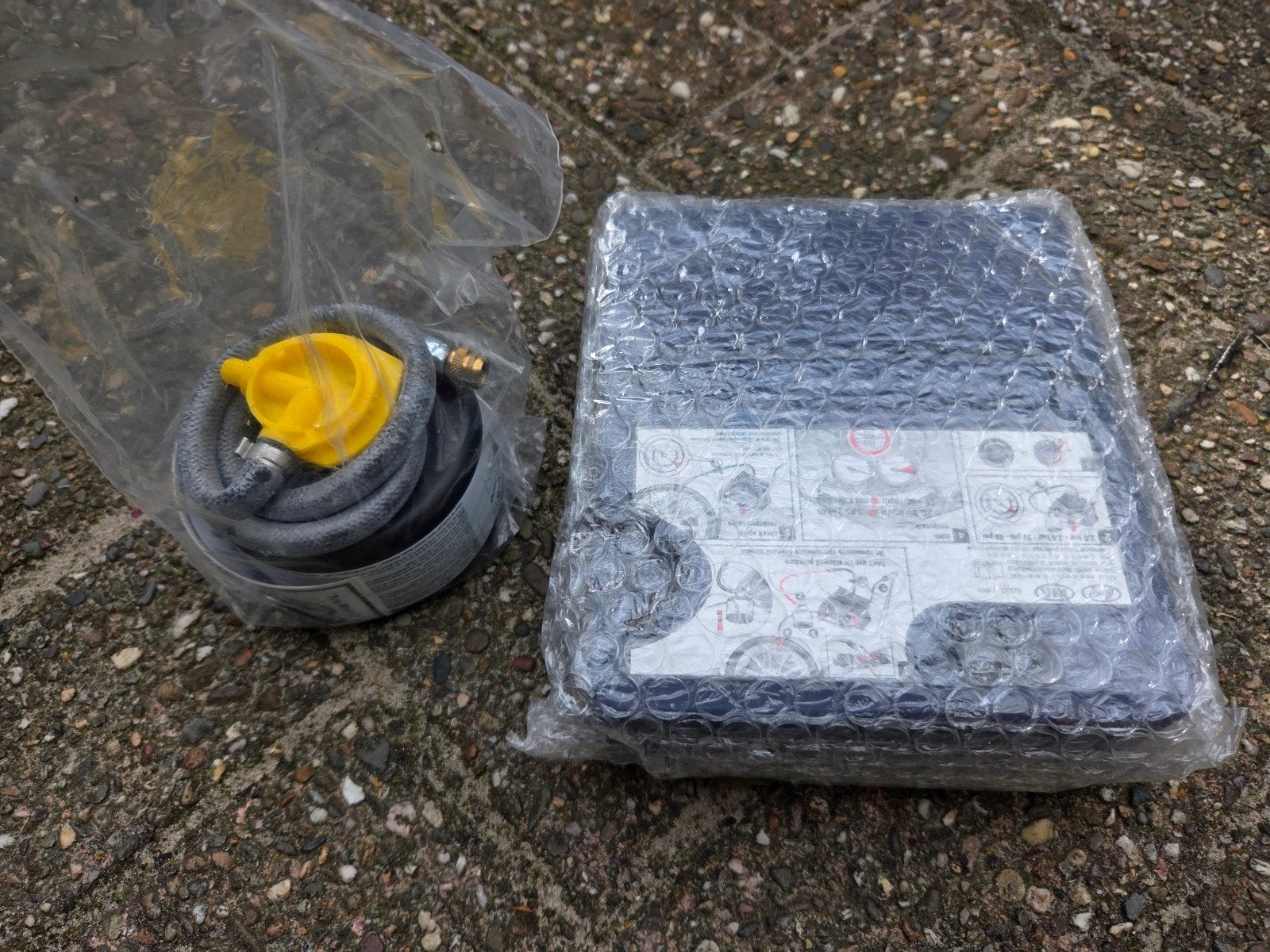 Originele bandenreparatieset Kia / Hyundai — 12V compressor, Ophalen, Nieuw