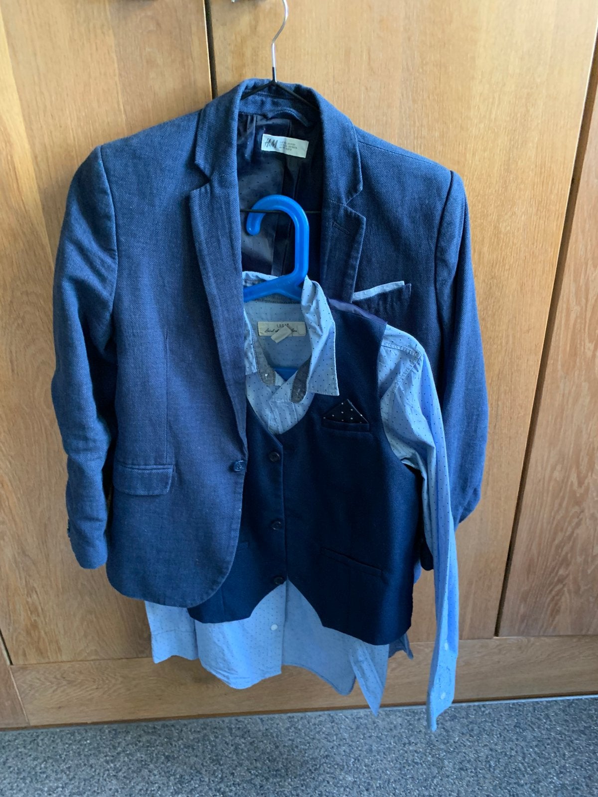 Colbert jasje jongen met blouse en spencer mt 146-152, Ophalen of Verzenden, Gebruikt, Jongen, Jas