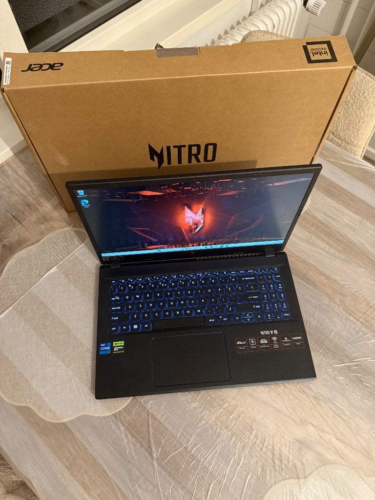 Acer Nitro Game Laptop | 4060 | 16GB | Compleet, Met videokaart, 15 inch, Ophalen of Verzenden, Zo goed als nieuw