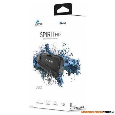 Cardo Communicatiesysteem Spirit HD duo, Zwart, Ophalen of Verzenden, Nieuw met kaartje
