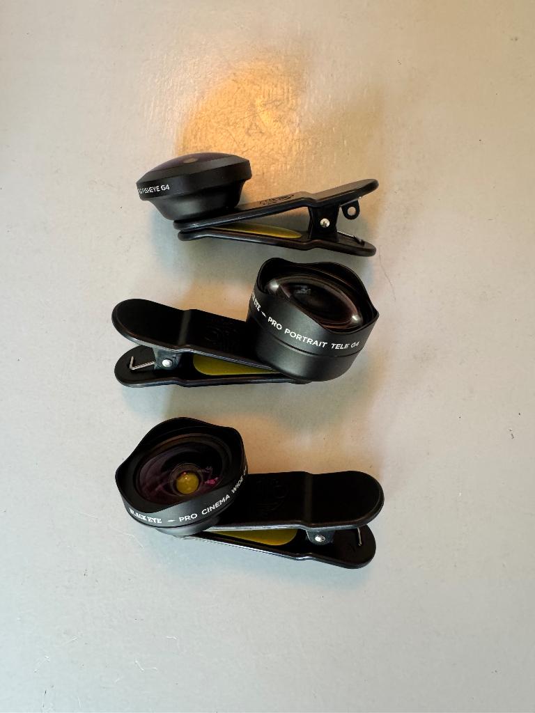 Black Eye Pro Kit G4 clip-on lenzen voor smartphones, Ophalen of Verzenden, Zo goed als nieuw, Overige typen, Overige merken