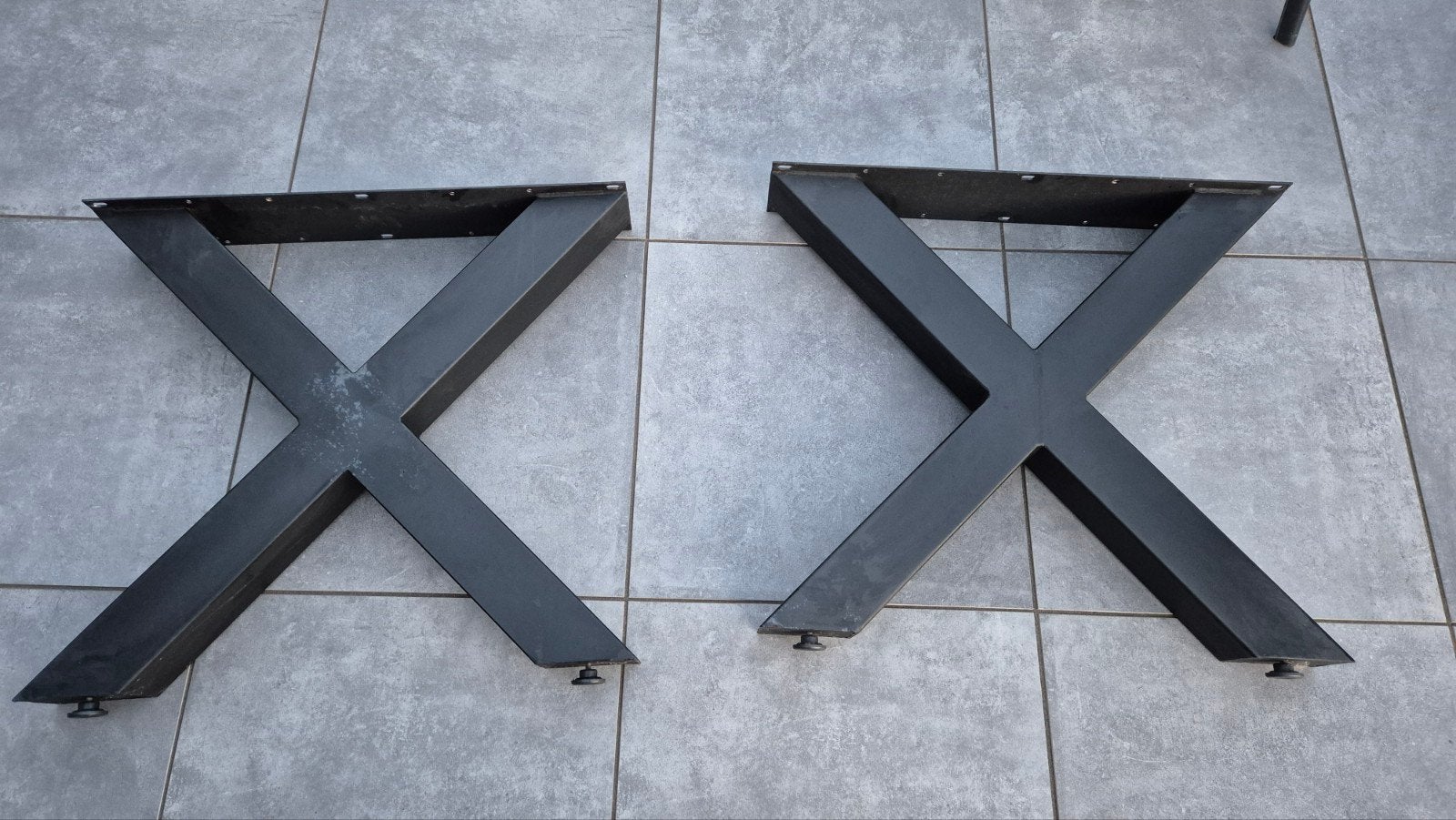 Tafelpoten X-model - Set van 2 - zwart, Ophalen, Tafelpoot, Gebruikt, 50 tot 100 cm