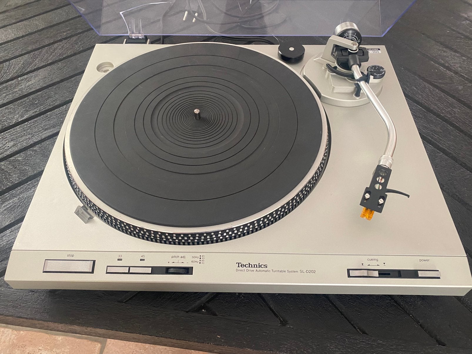 Technics SL-D202 Direct Drive Platenspeler, Gebruikt, Automatisch, Ophalen of Verzenden, Platenspeler