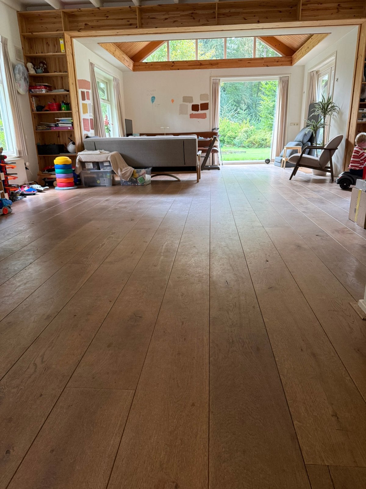 Parketvloer (tussen de 65m2 en 80m2), Gebruikt, 10 m² of meer, 10 tot 30 cm, Hout