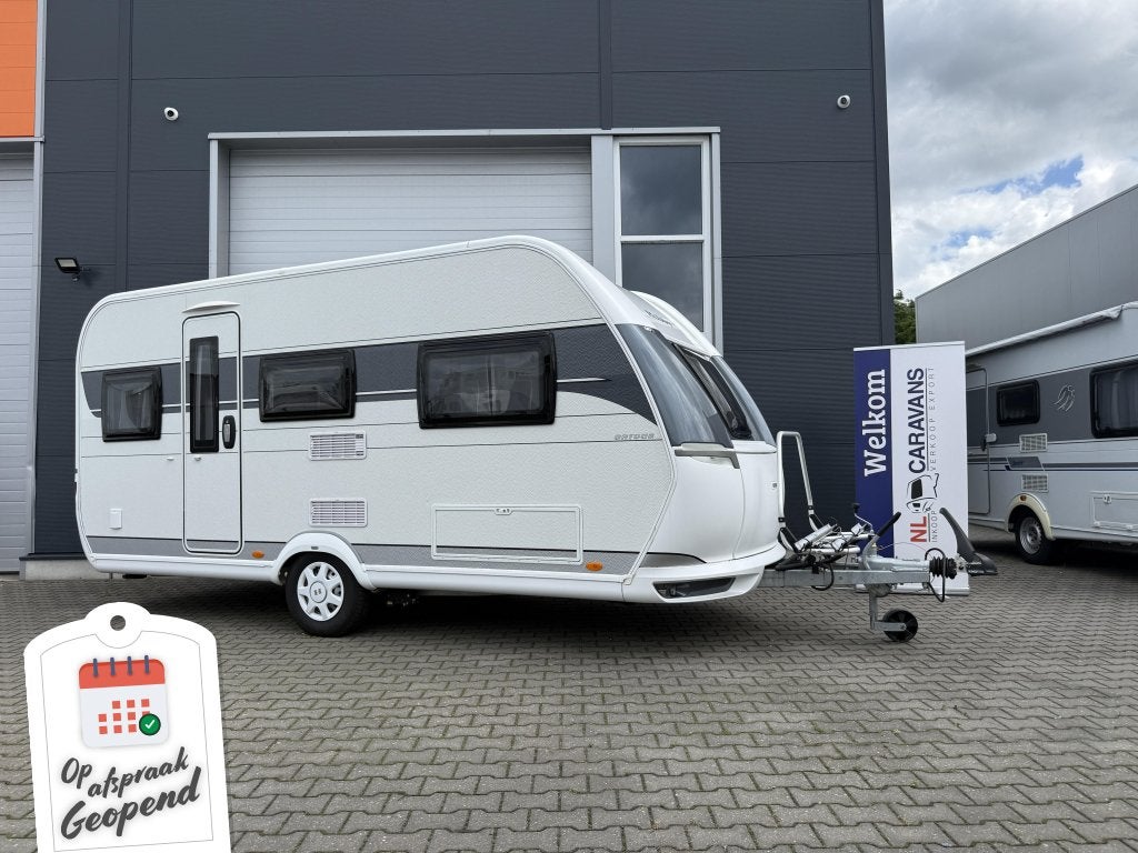 Hobby On Tour 460 DL mover - vo0rtent, Caravans en Kamperen, Standaardzit, Hobby, Bedrijf, 4 tot 5 meter
