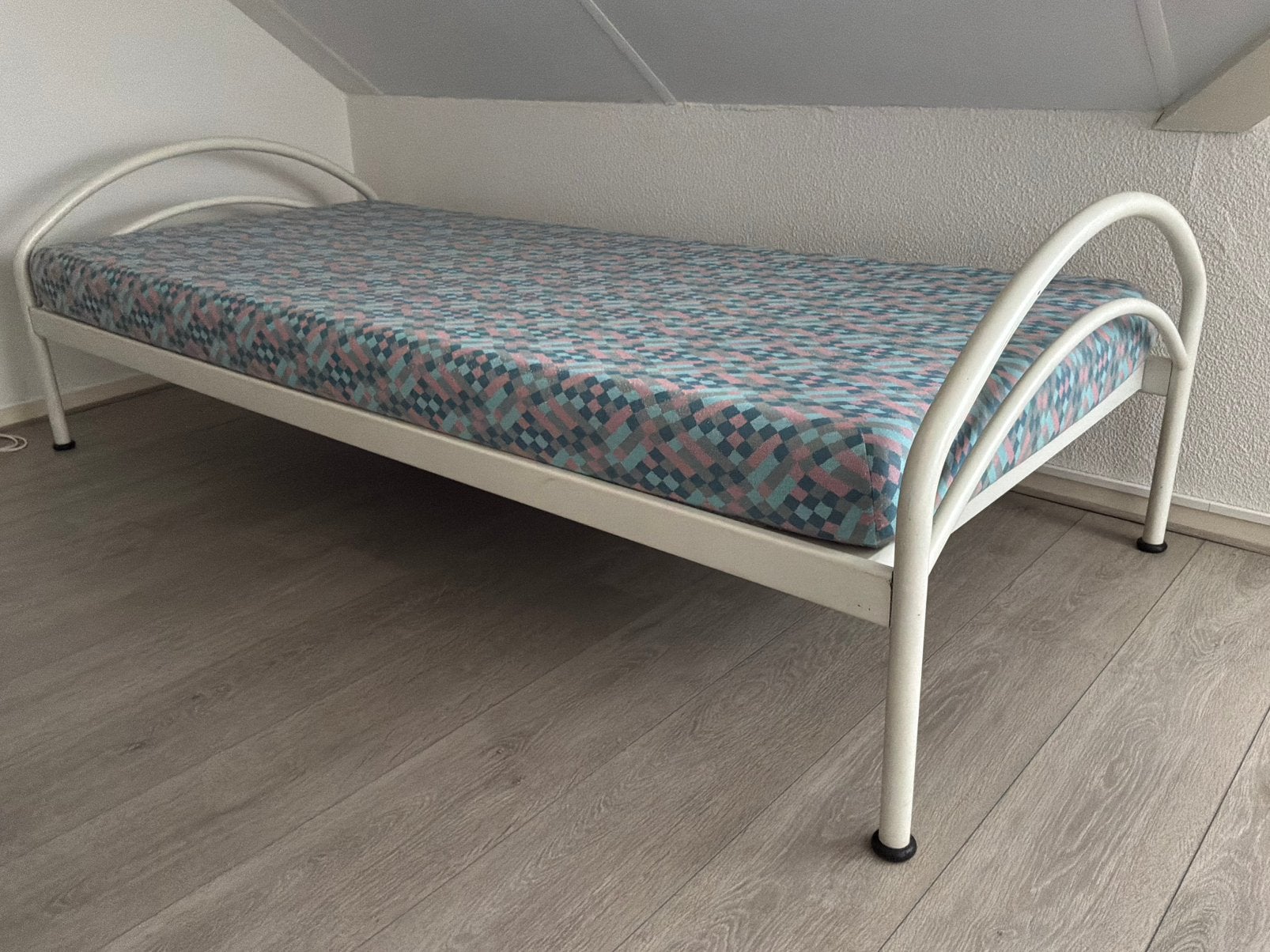Auping bed, 200 bij 90 cm., Ophalen, Gebruikt, 90 cm, Eenpersoons