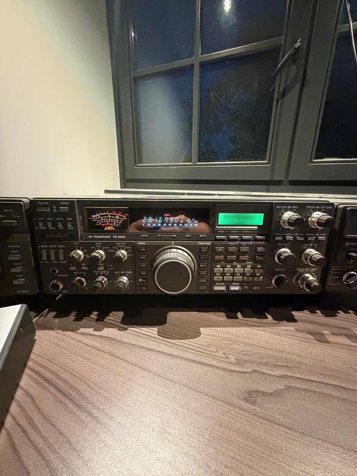 Kenwood TS-940S HF Transceiver met AT, SP en microfoon, Ophalen of Verzenden, Gebruikt, Zender en Ontvanger