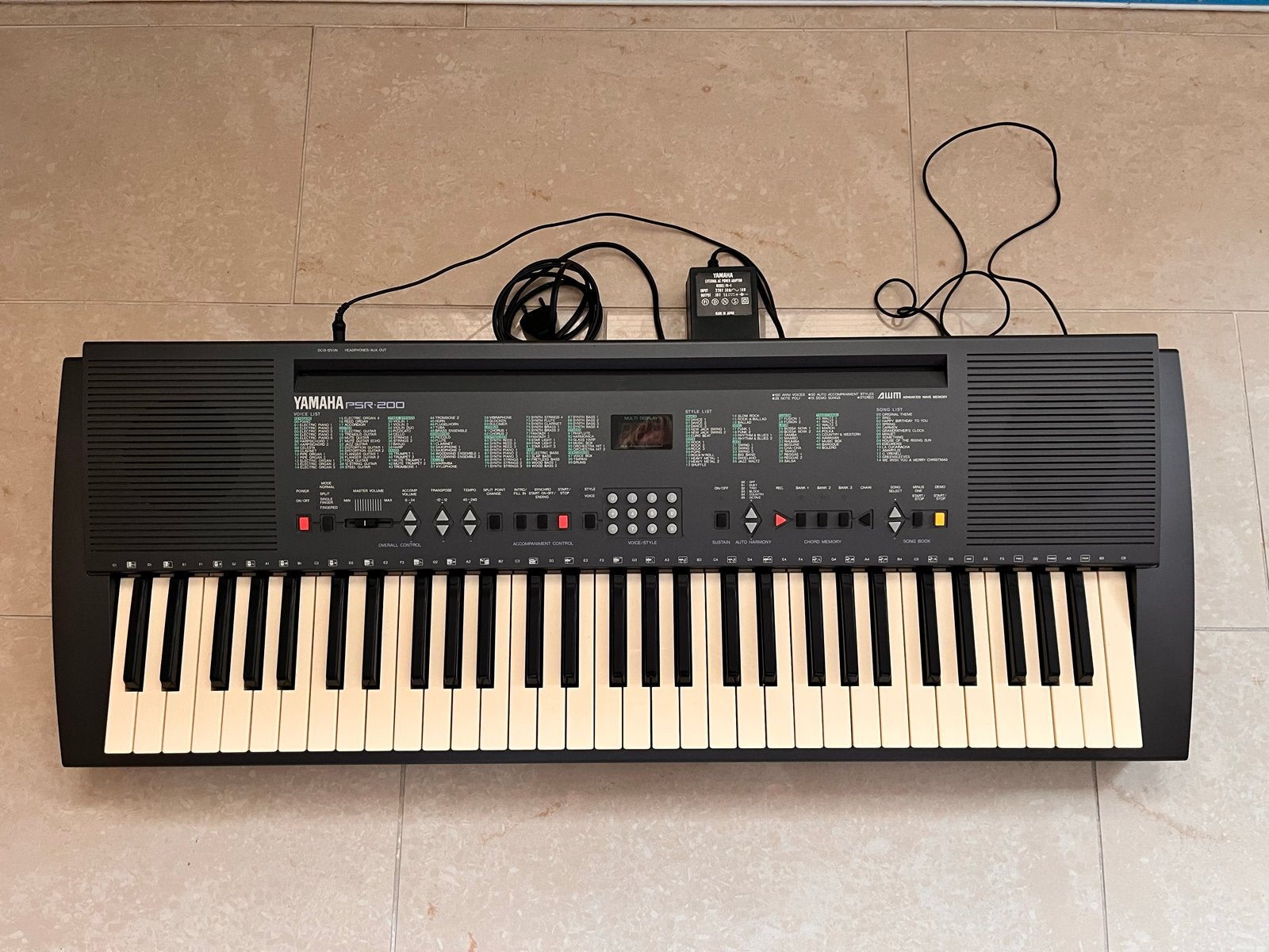 Yamaha PSR-200 Keyboard - Perfect voor beginners!, Ophalen, 61 toetsen, Gebruikt, Midi-aansluiting