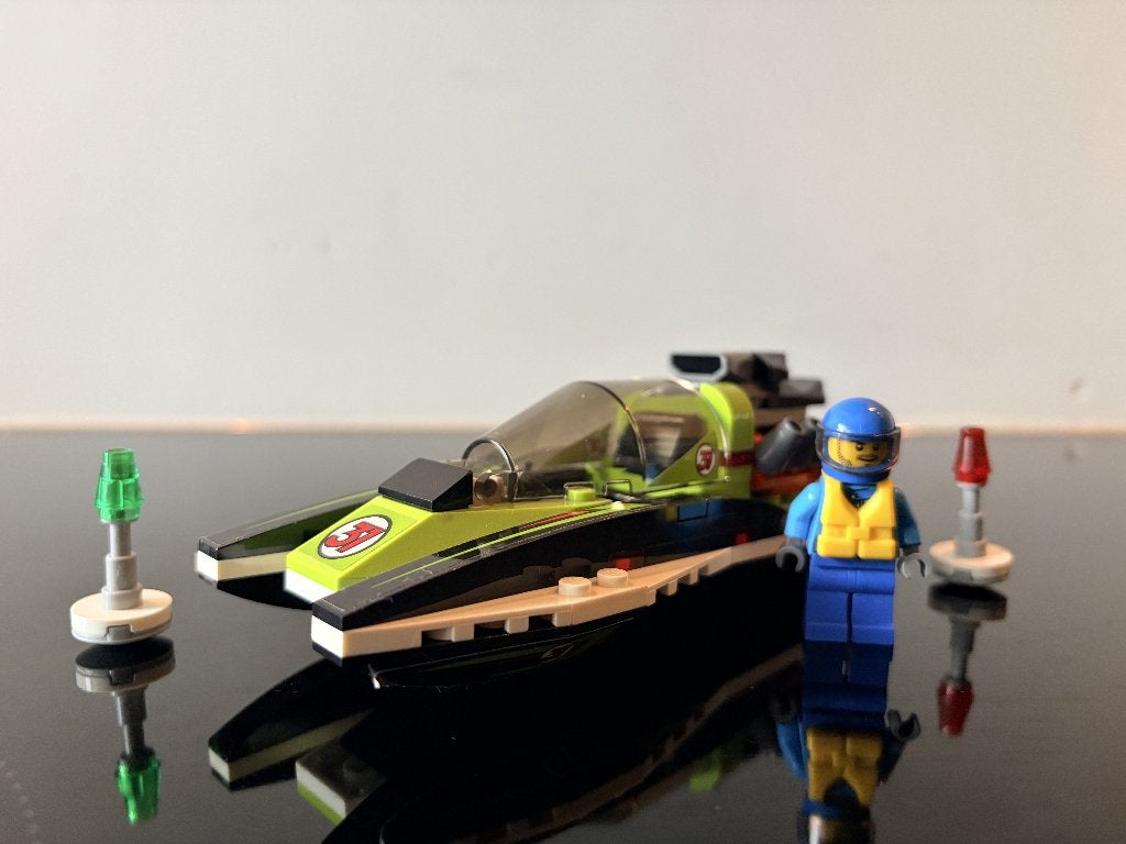 LEGO City 60114 Raceboot compleet met instructies, Lego, Ophalen of Verzenden, Inclusief instructies, Complete set